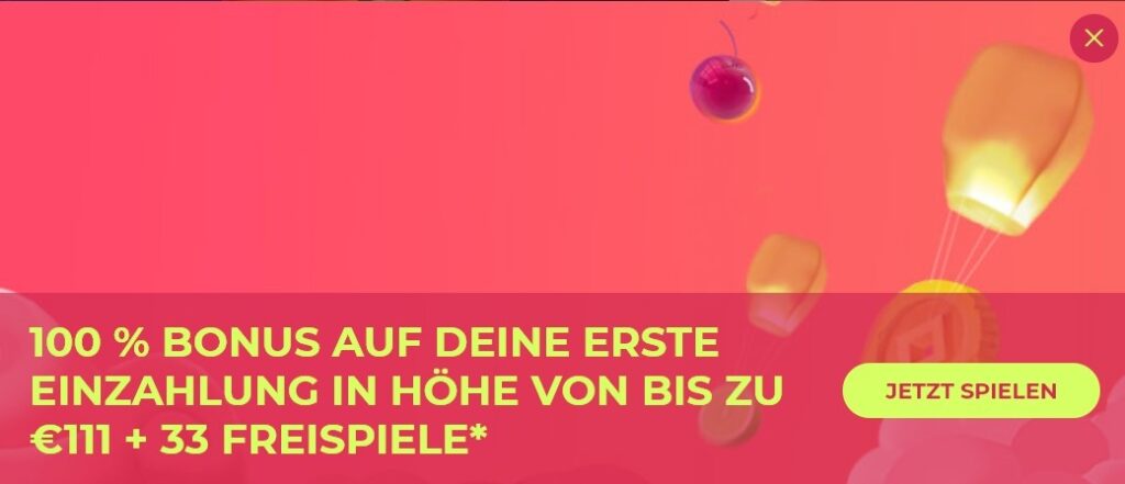 Maneki Casino 100% Bonus für die erste Einzahlung