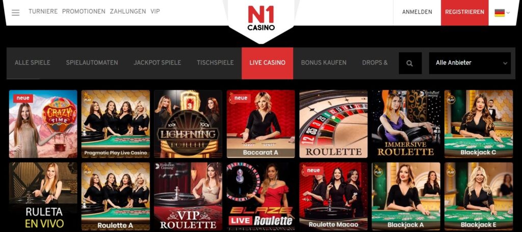 N1 Casino Live Dealer