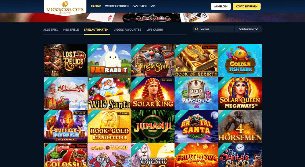 Viggoslots Spiele