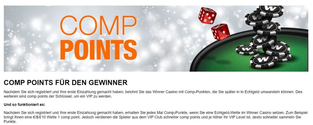 Winner Casino Treueprogramm